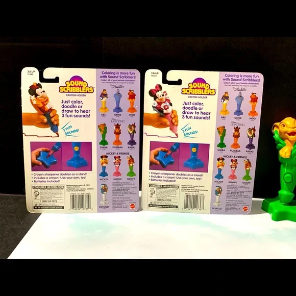 DISNEY VTG 90s LION KING, MICKEY, MINNIE & DONALD DUCK SOUND SCRIBBLERS WORKING - Picture 7 of 9